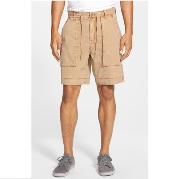 Mens Sailcloth Drawstring Shorts, Jack Spade, size 28 - Picture 1 of 4